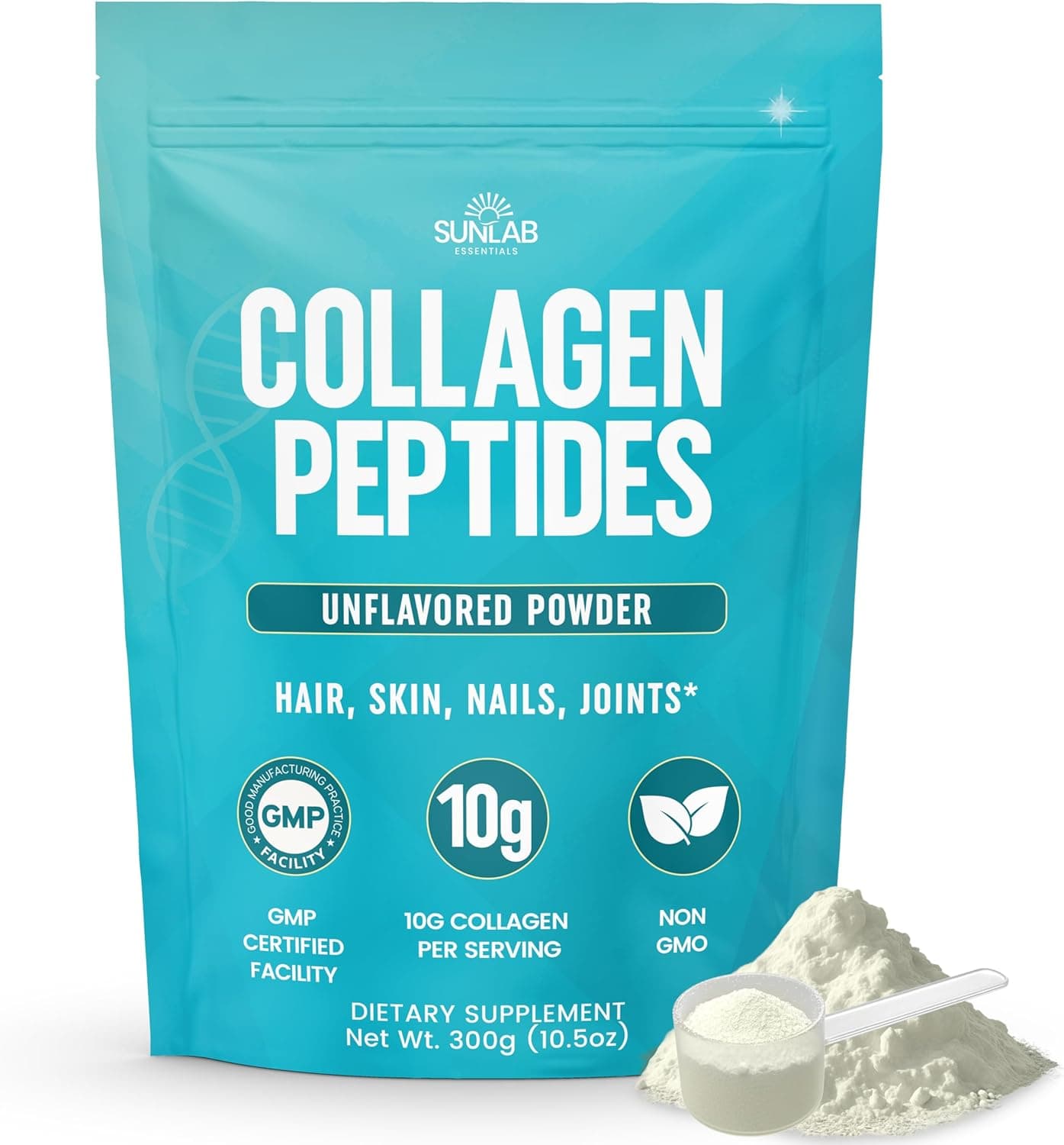 Collagen Peptides Powder Hydrolyzed Bovine (Unflavored) Type I…