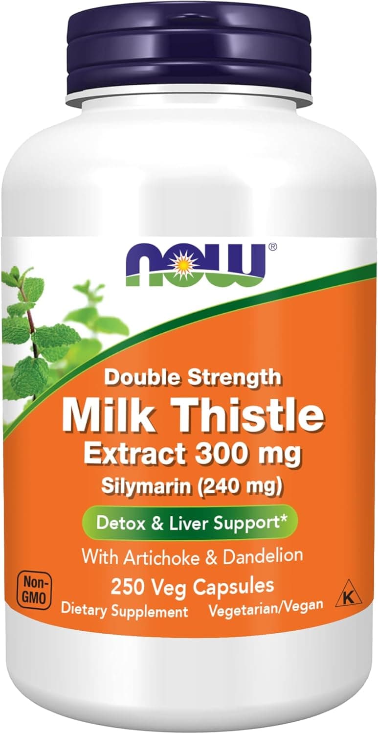 NOW Foods Supplements, Silymarin Milk Thistle Extract 300 mg…