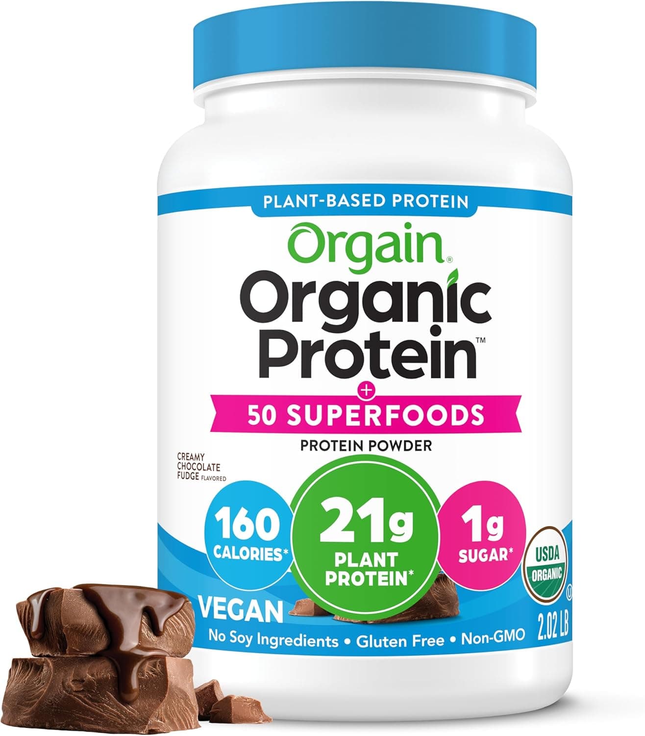 Orgain Organic Vegan Protein + 50 Superfoods Powder