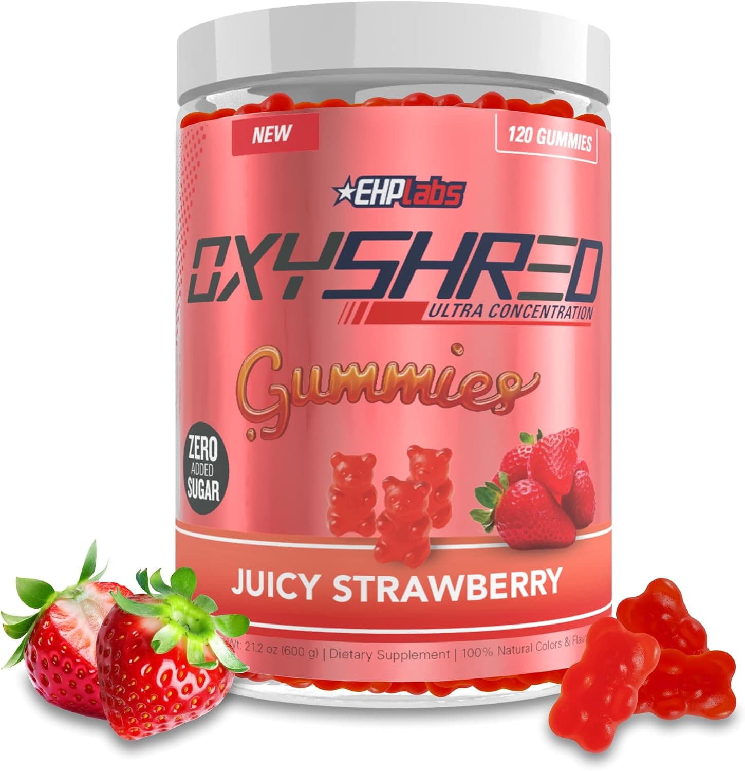EHP Labs OxyShred Gummies - Pre Workout Gummies & Energy Chews…