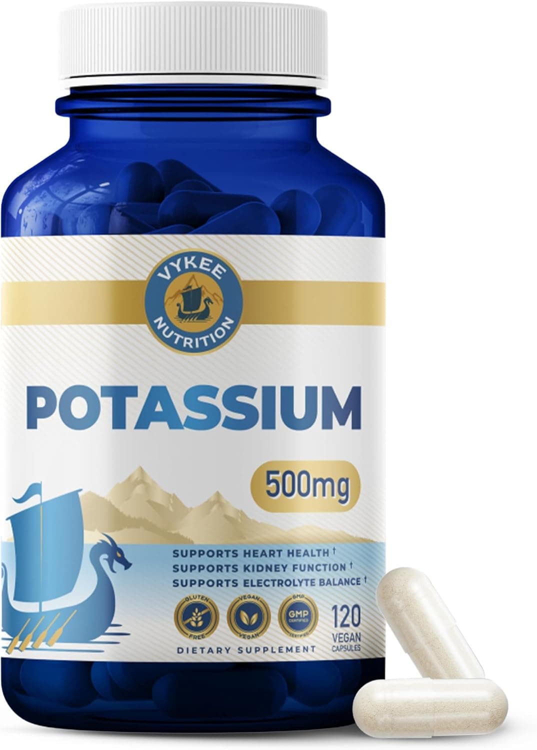 Vykee Nutrition Potassium Citrate Capsules - Supplements…