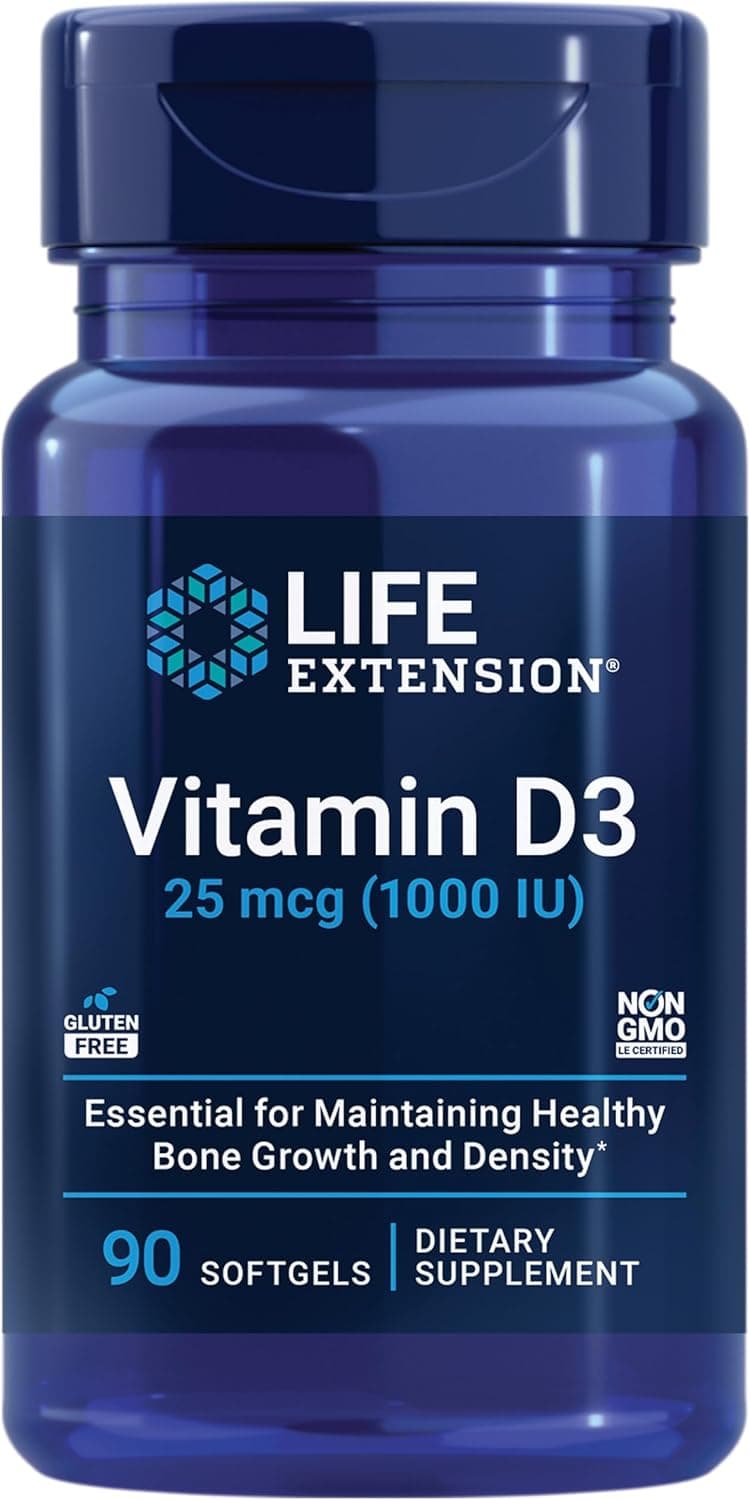 Life Extension Vitamin D3 25 mcg (1000 IU)