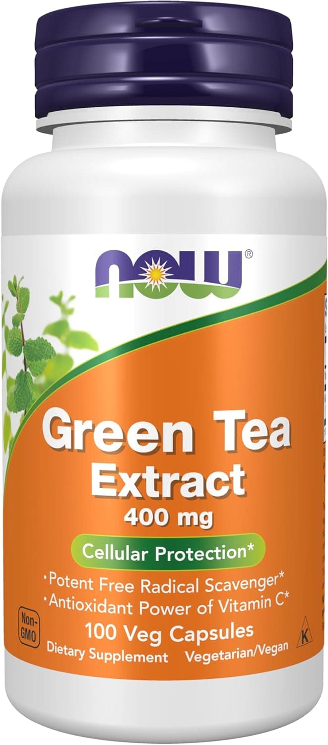 NOW Foods Supplements, Green Tea Extract 400 mg with Vitamin…