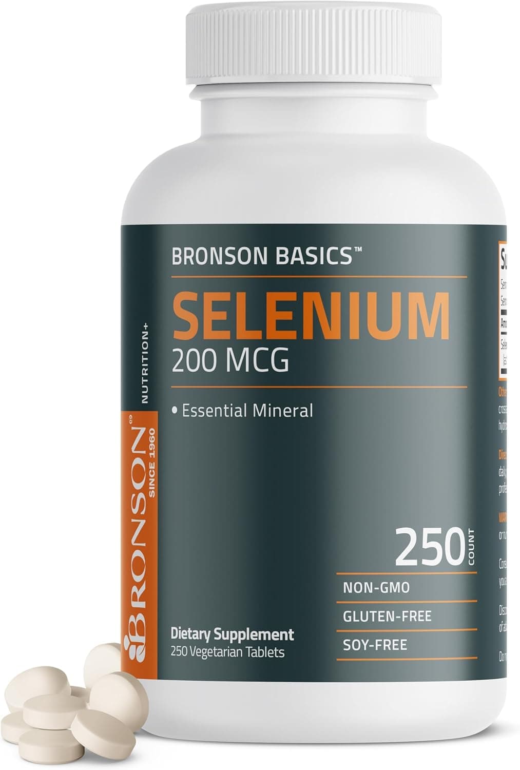 Bronson Selenium 200 mcg Immune & Antioxidant Support…