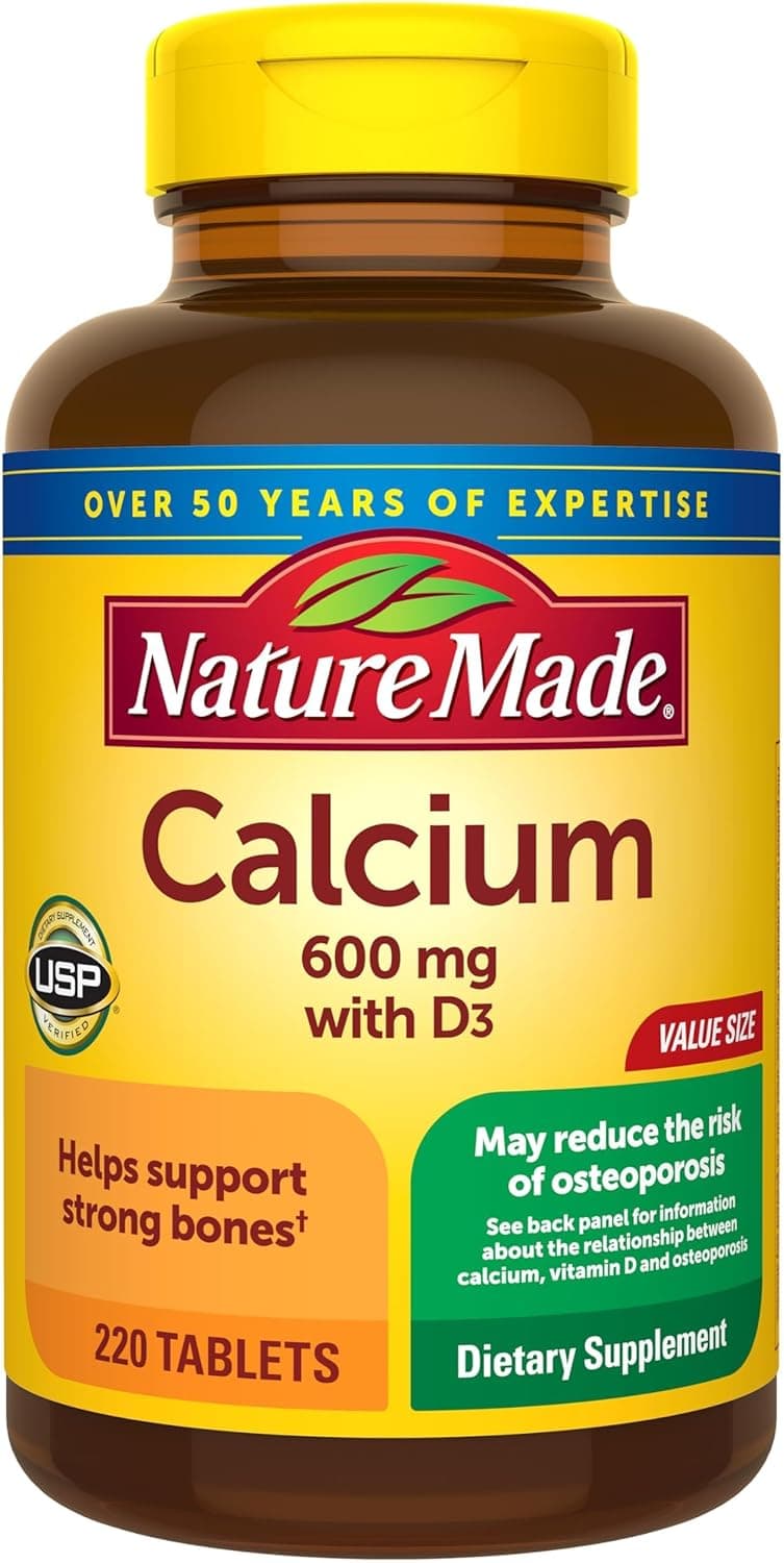 Nature Made Calcium 600 mg with Vitamin D3