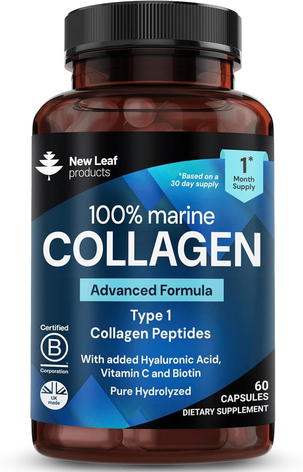 Pure Marine Collagen Supplements for Women & Men -…