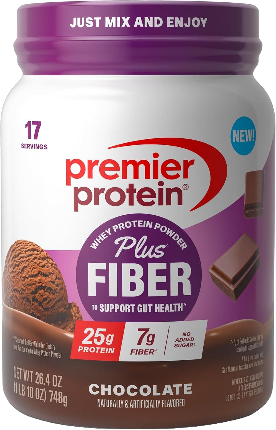 Premier Protein Powder Plus Fiber