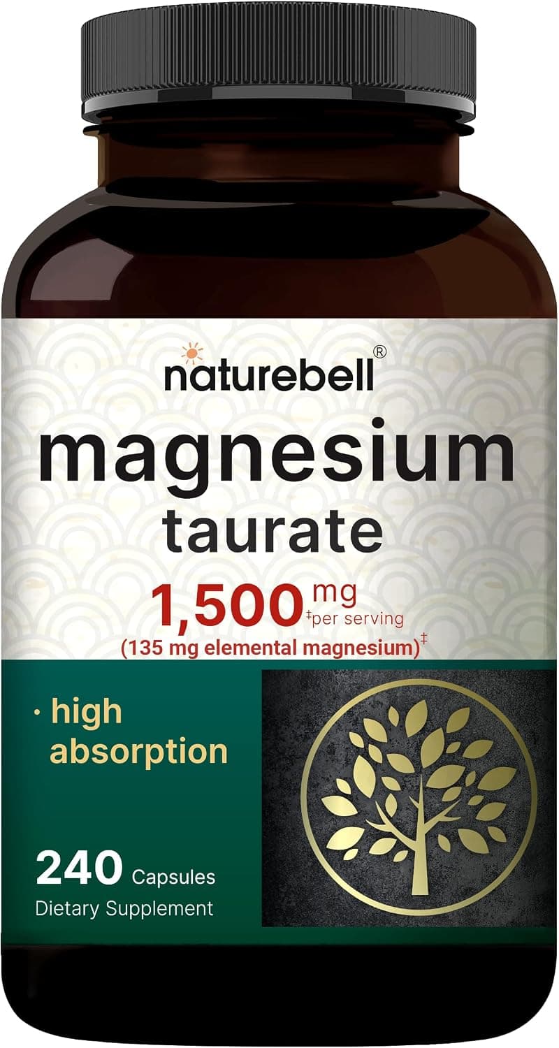 NatureBell Magnesium Taurate - 240 Capsules - 1