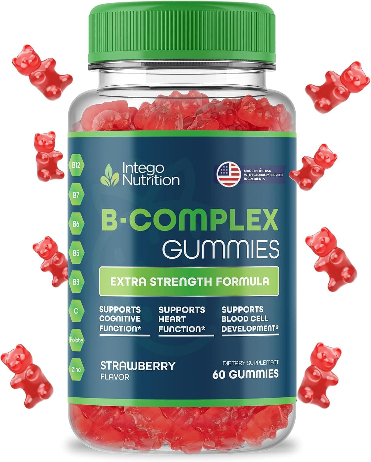 Vitamin B Complex Gummies for Adults