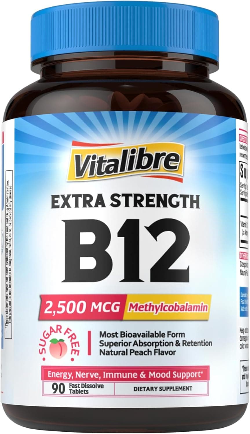 Vitalibre Vitamin B12 2500 mcg