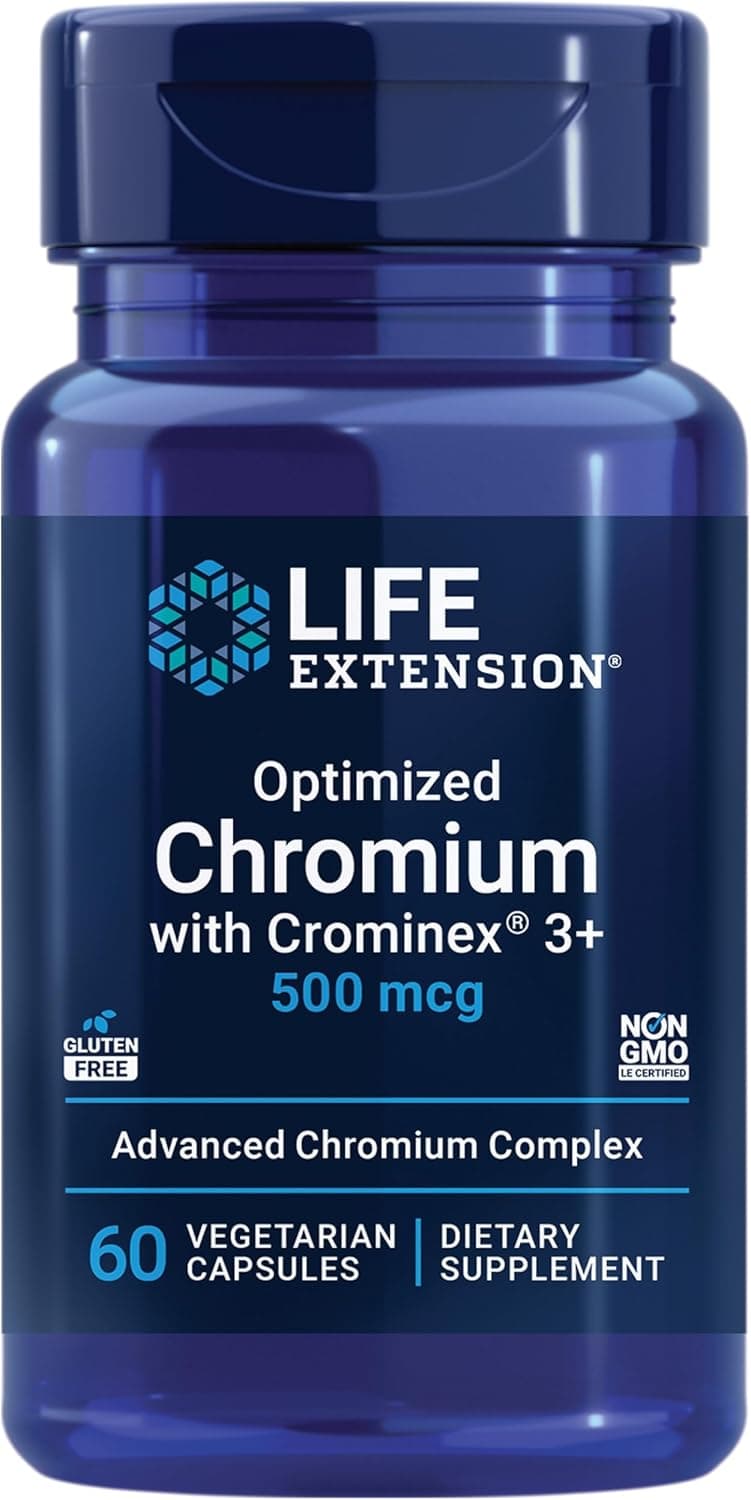 Life Extension Optimized Chromium with Crominex 3+ 500 mcg