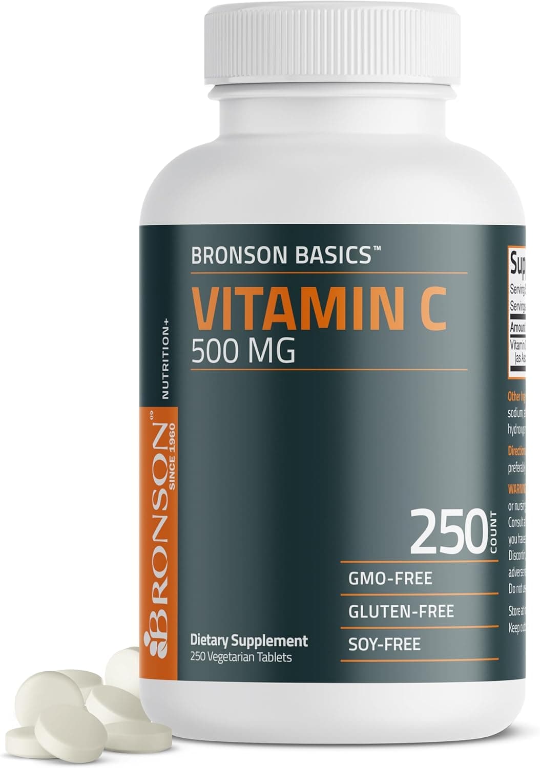 Bronson Vitamin C 500 MG Supports a Healthy Immune System…