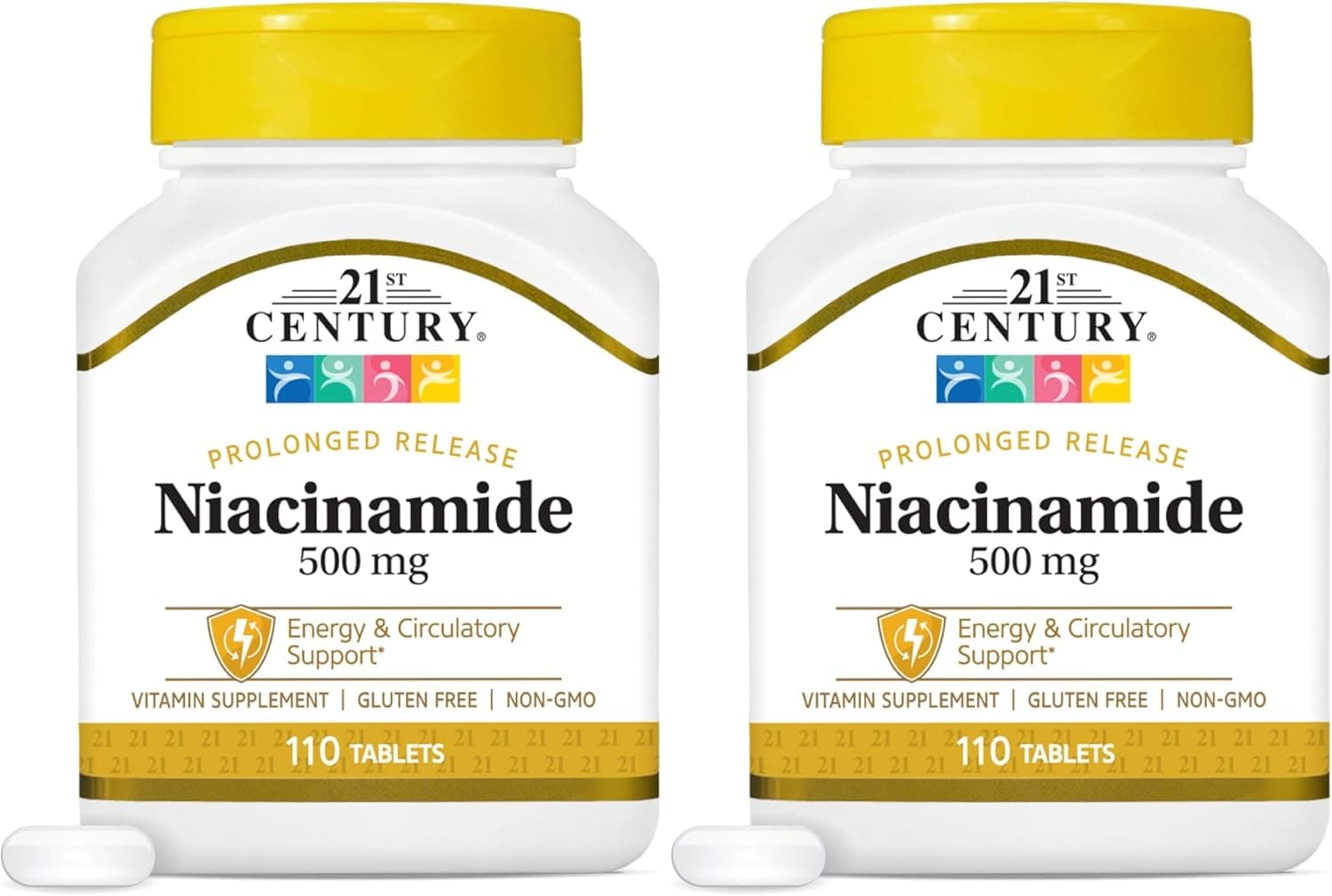 21st Century Niacinamide 500 mg Prolonged Release Tablets