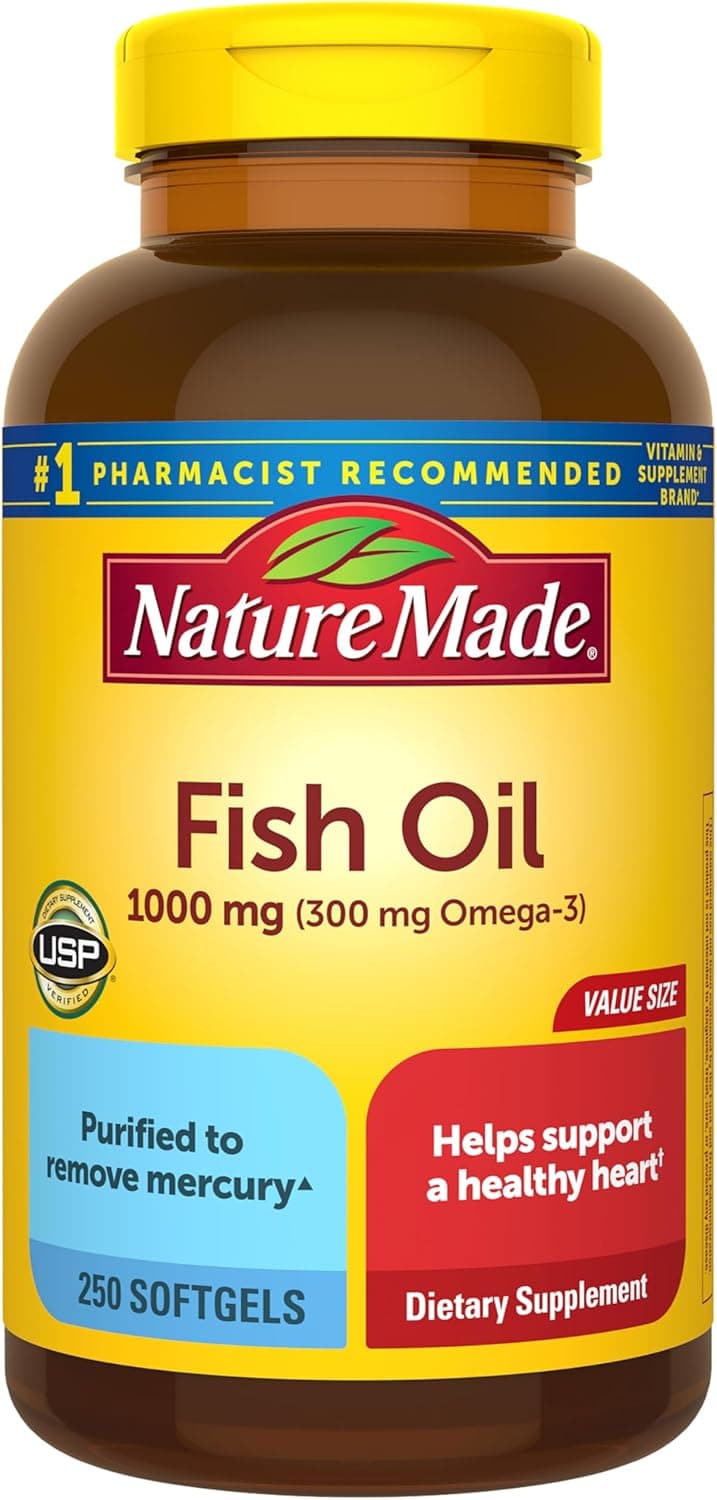 Nature Made Fish Oil Omega 3 Supplements
