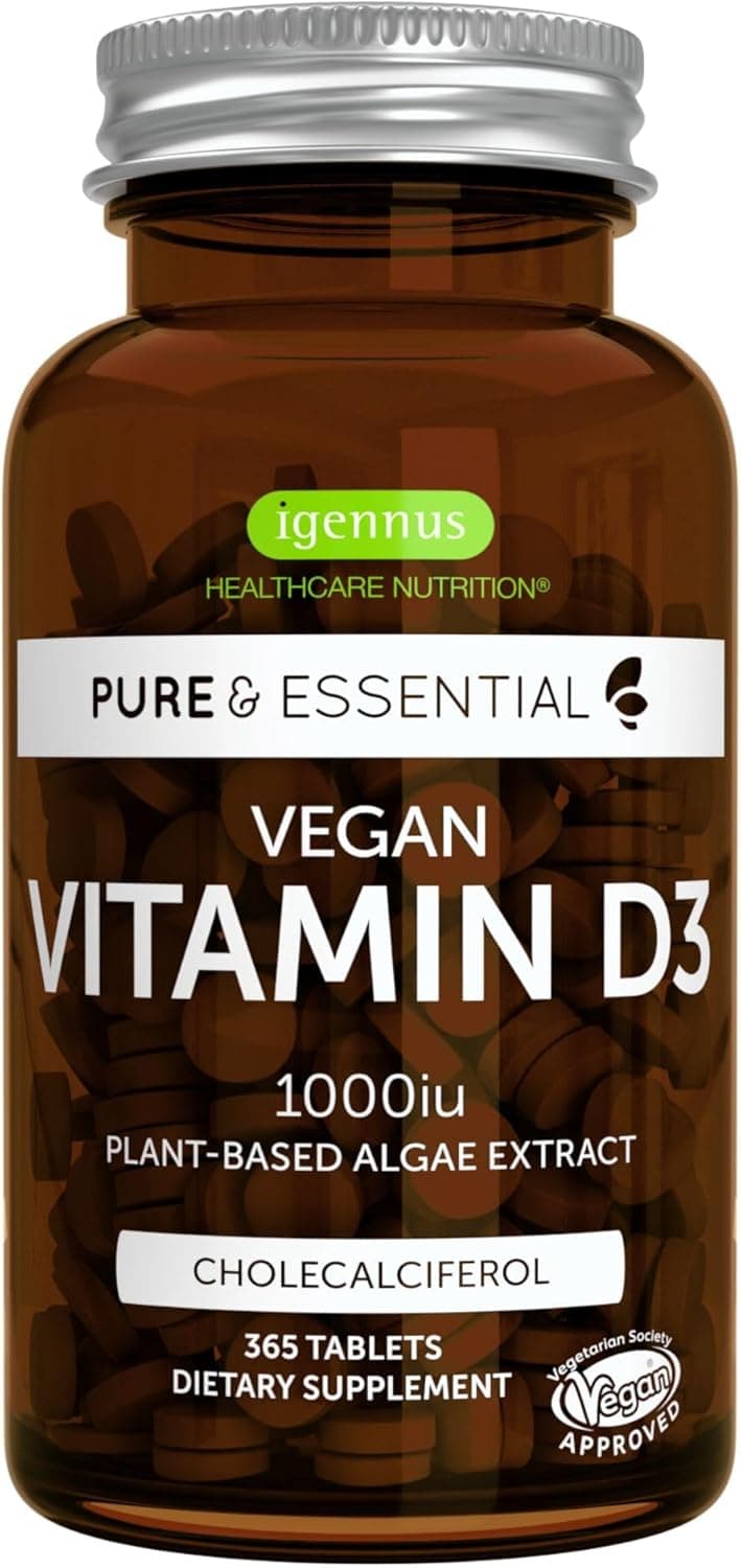 Igennus Natural Vegan Vitamin D3 1000IU