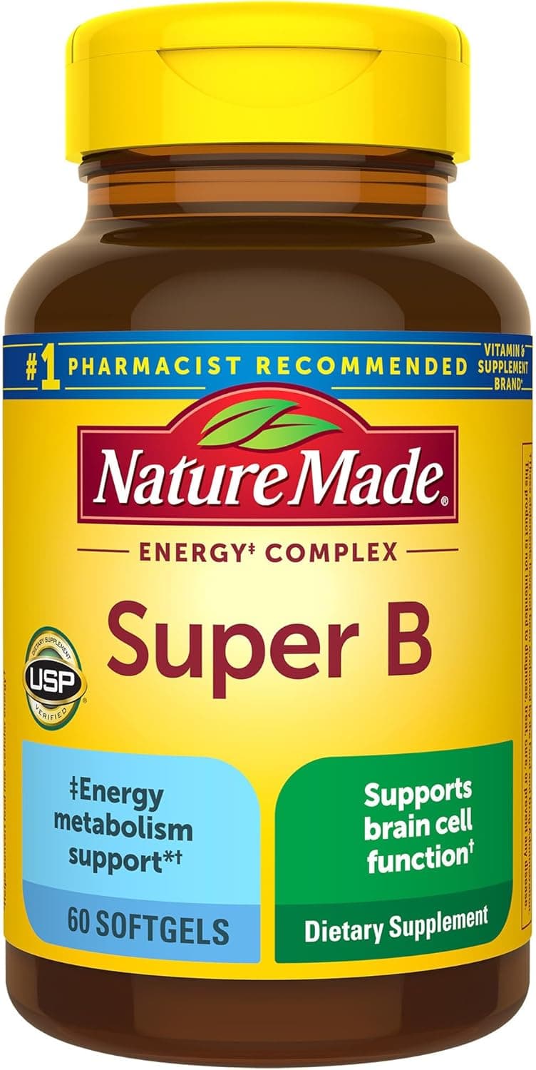Nature Made Super B Complex Vitamins for Women and Men