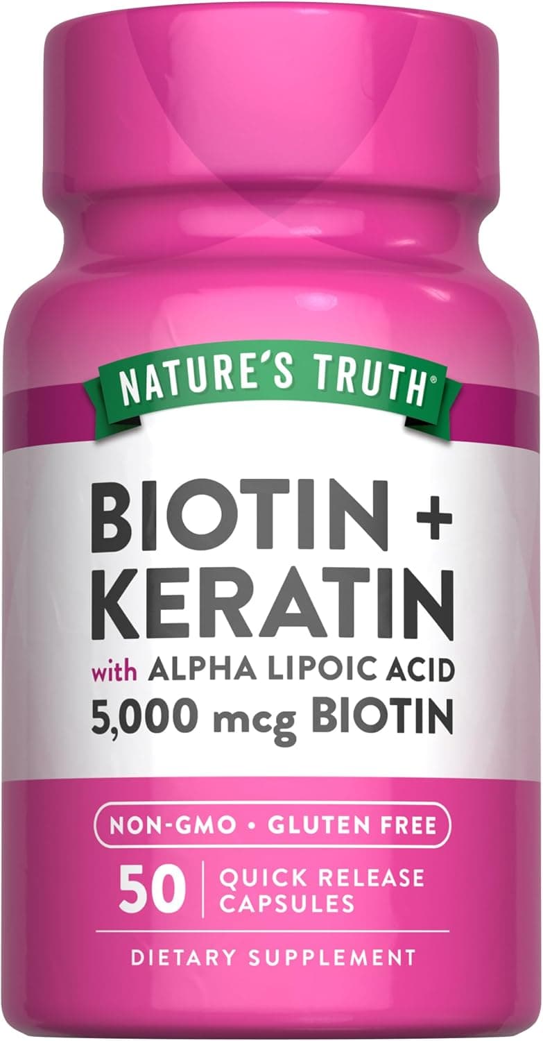 Nature's Truth Beauty Complex | 5000 mcg of Biotin | 50…