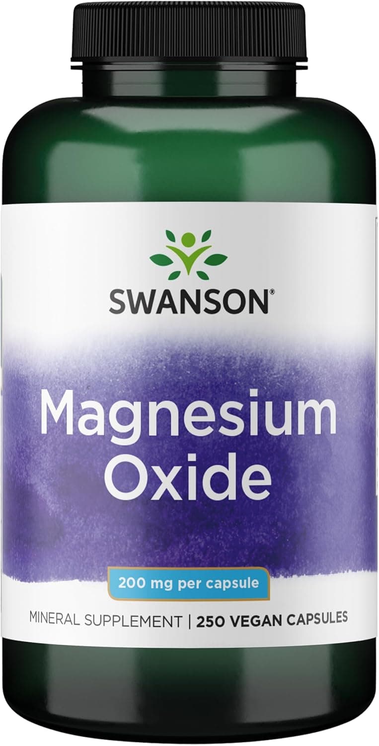 Swanson Magnesium 200 Milligrams 250 Capsules