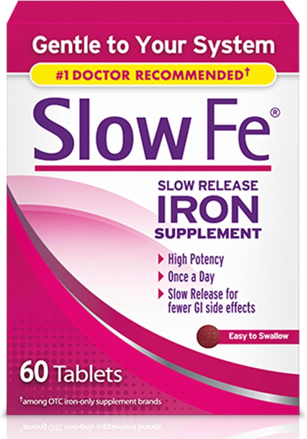Slow Fe 45mg Iron Supplement for Iron Deficiency