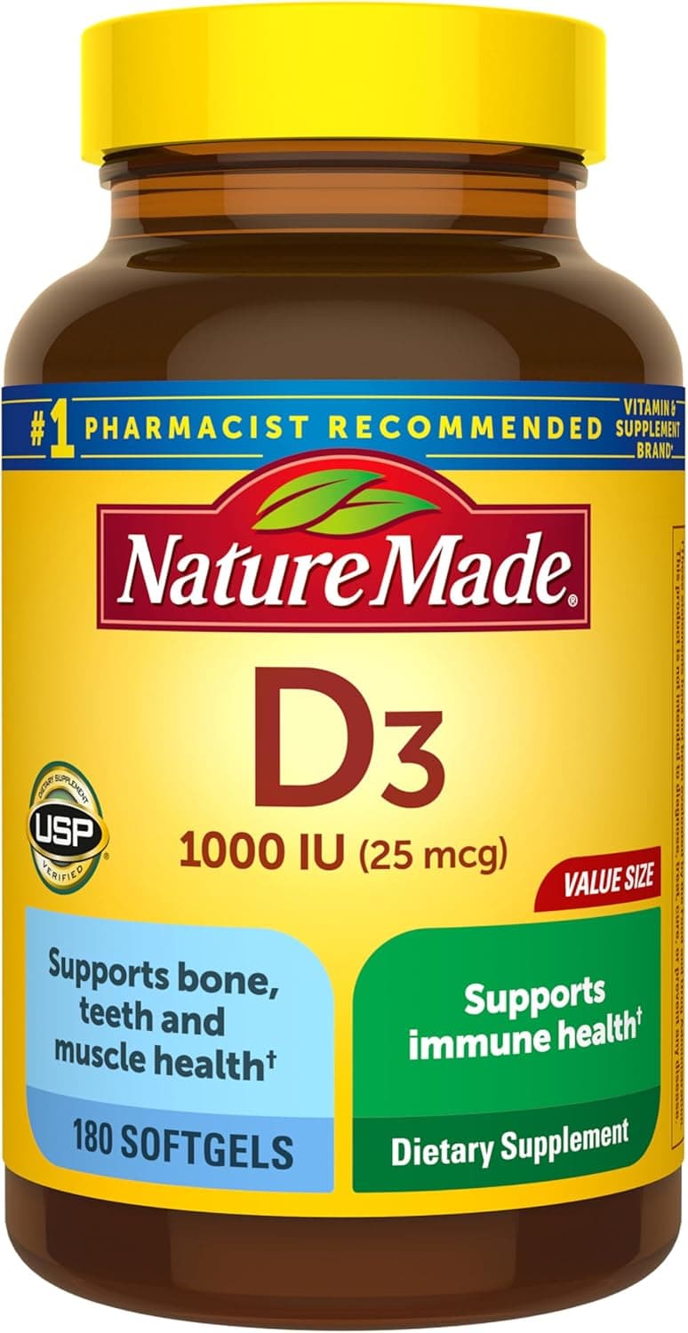 Nature Made Vitamin D3 1000 IU (25 mcg)