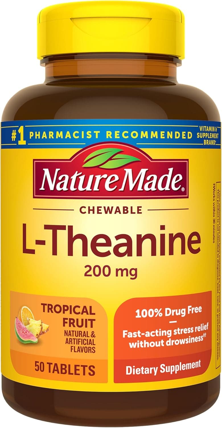 Nature Made Chewable L Theanine 200mg