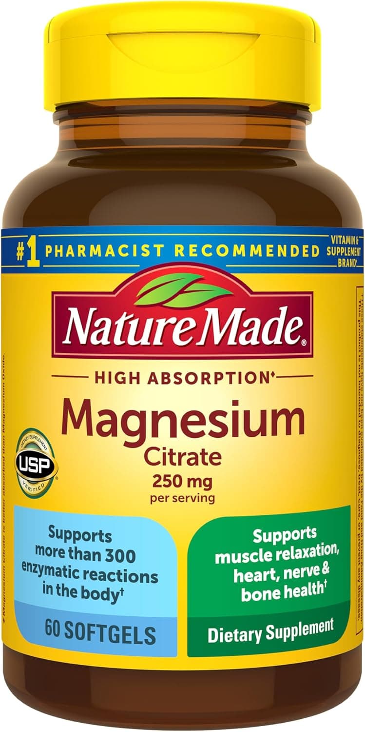 Nature Made Magnesium Citrate 250 mg per Serving