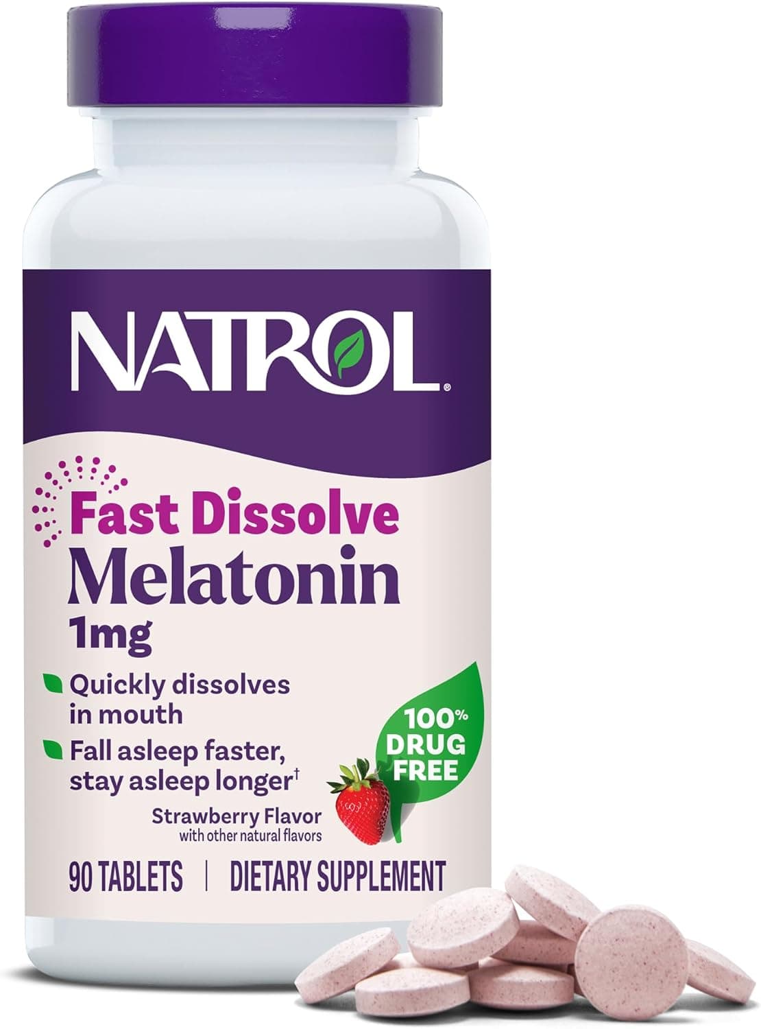 Natrol Fast Dissolve Melatonin 1 mg
