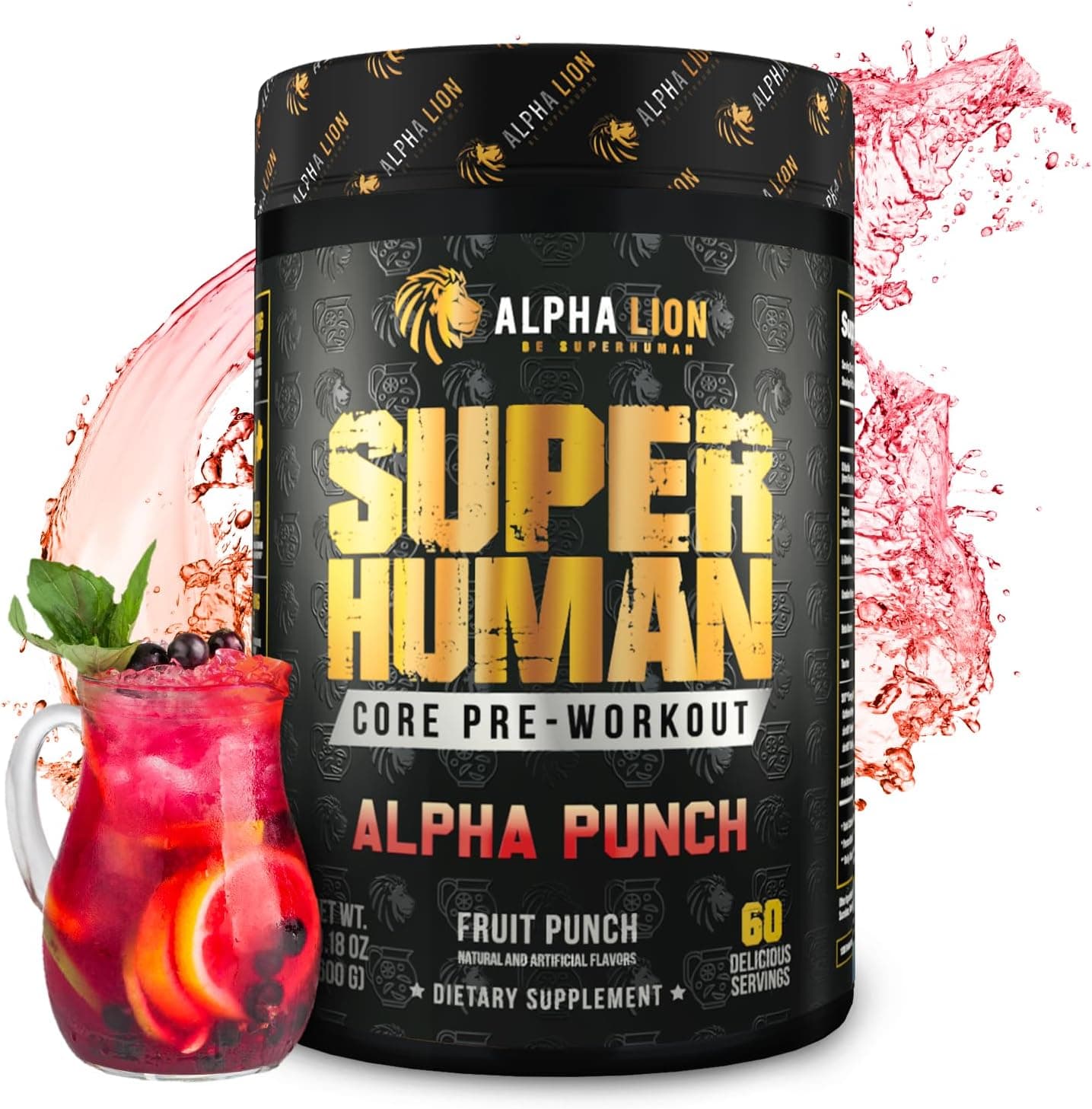 ALPHA LION Core Pre Workout Powder with Creatine…