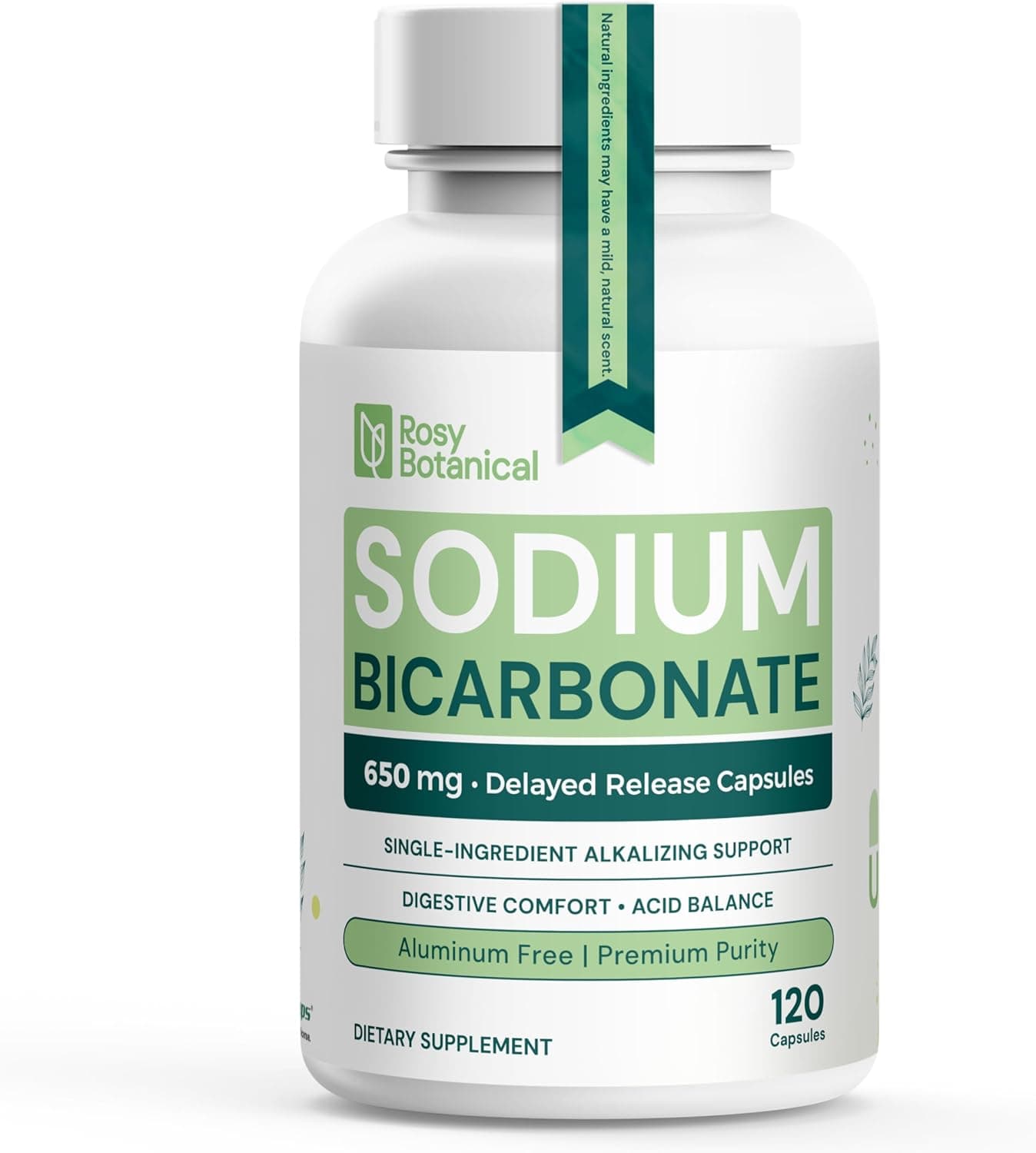 Pure Sodium Bicarbonate 650 mg Capsules - Sodium Bicarb…