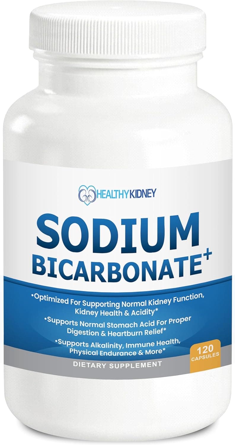 Organic Sodium Bicarbonate Alkaline 650 mg Capsules - Enhanced…
