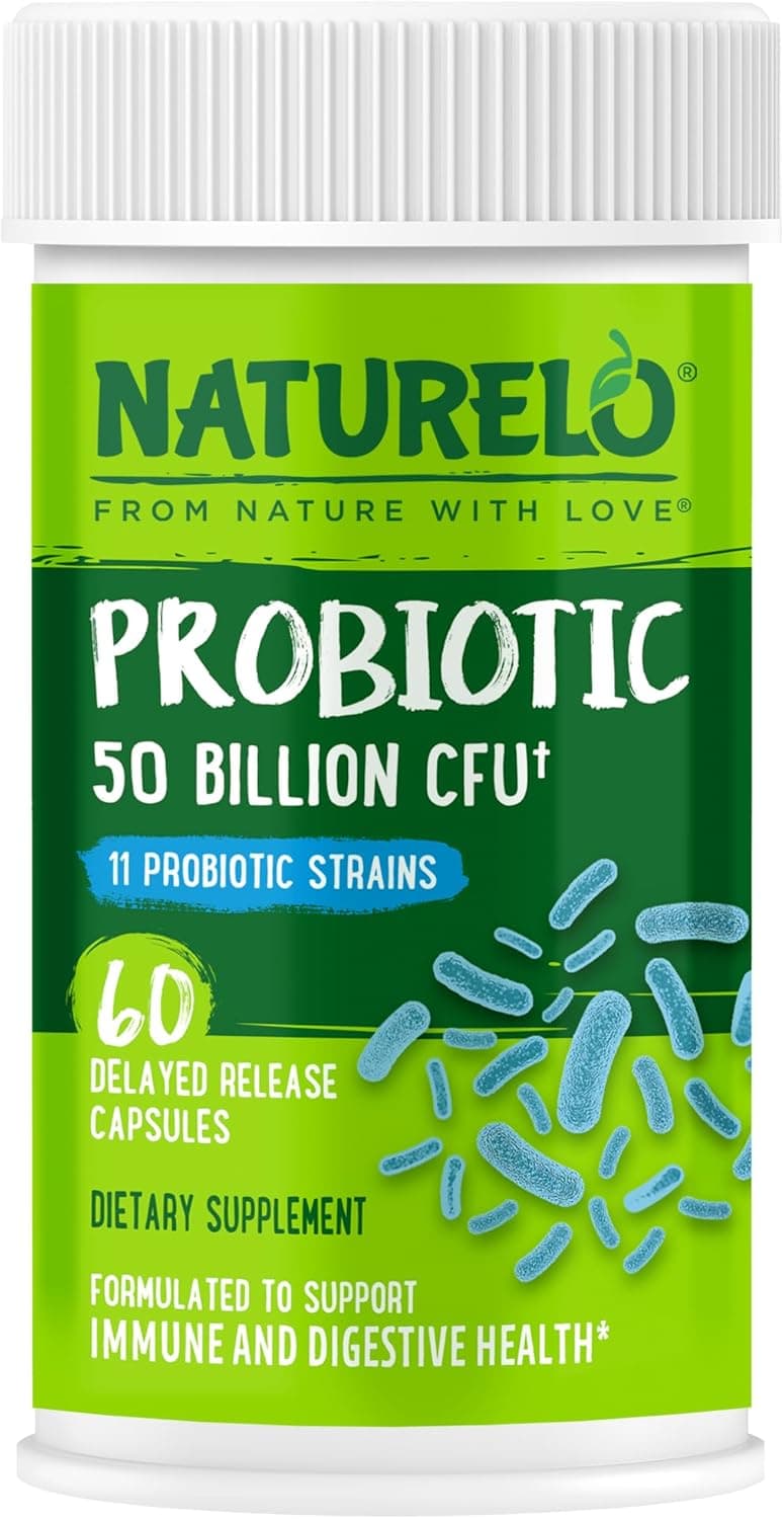NATURELO Probiotics for Digestive Health