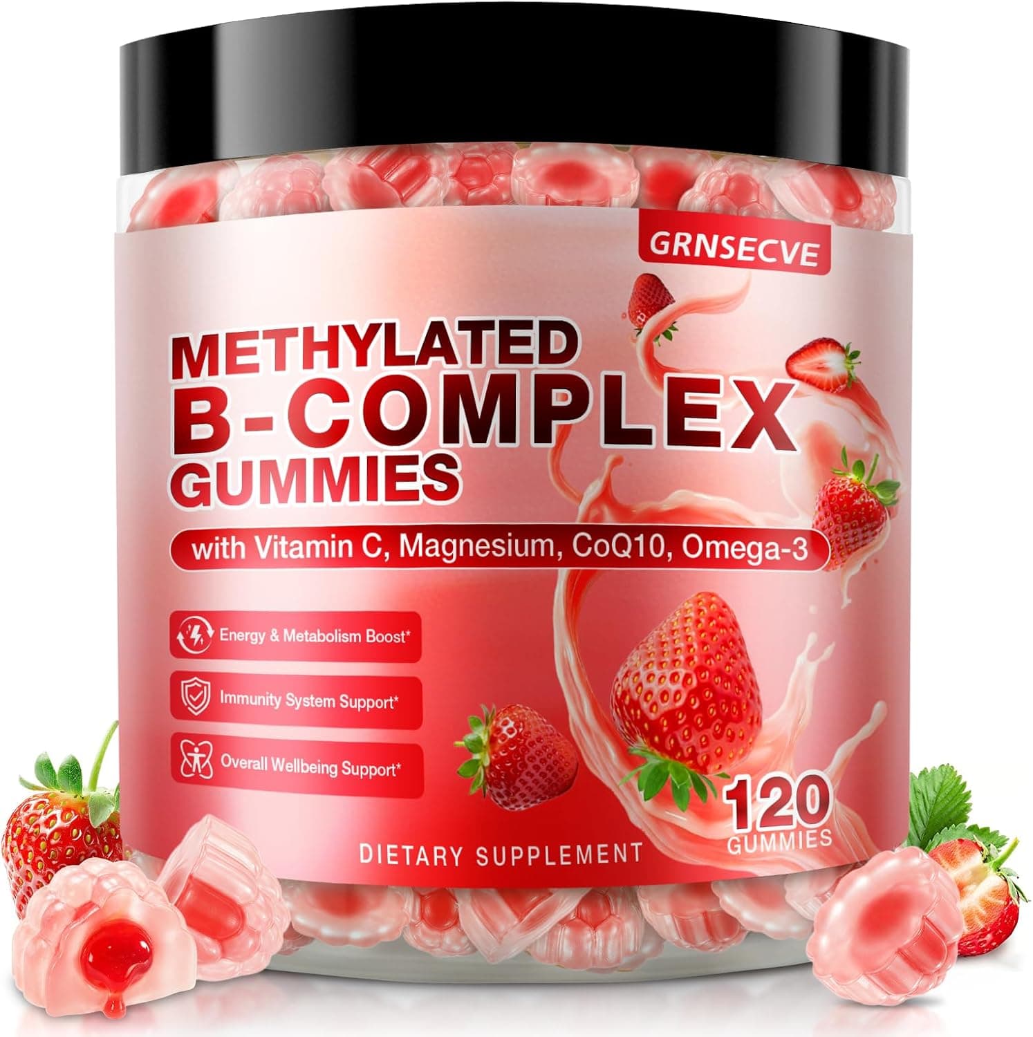 14-IN-1 Methylated Vitamin B Complex Gummies for Women & Men