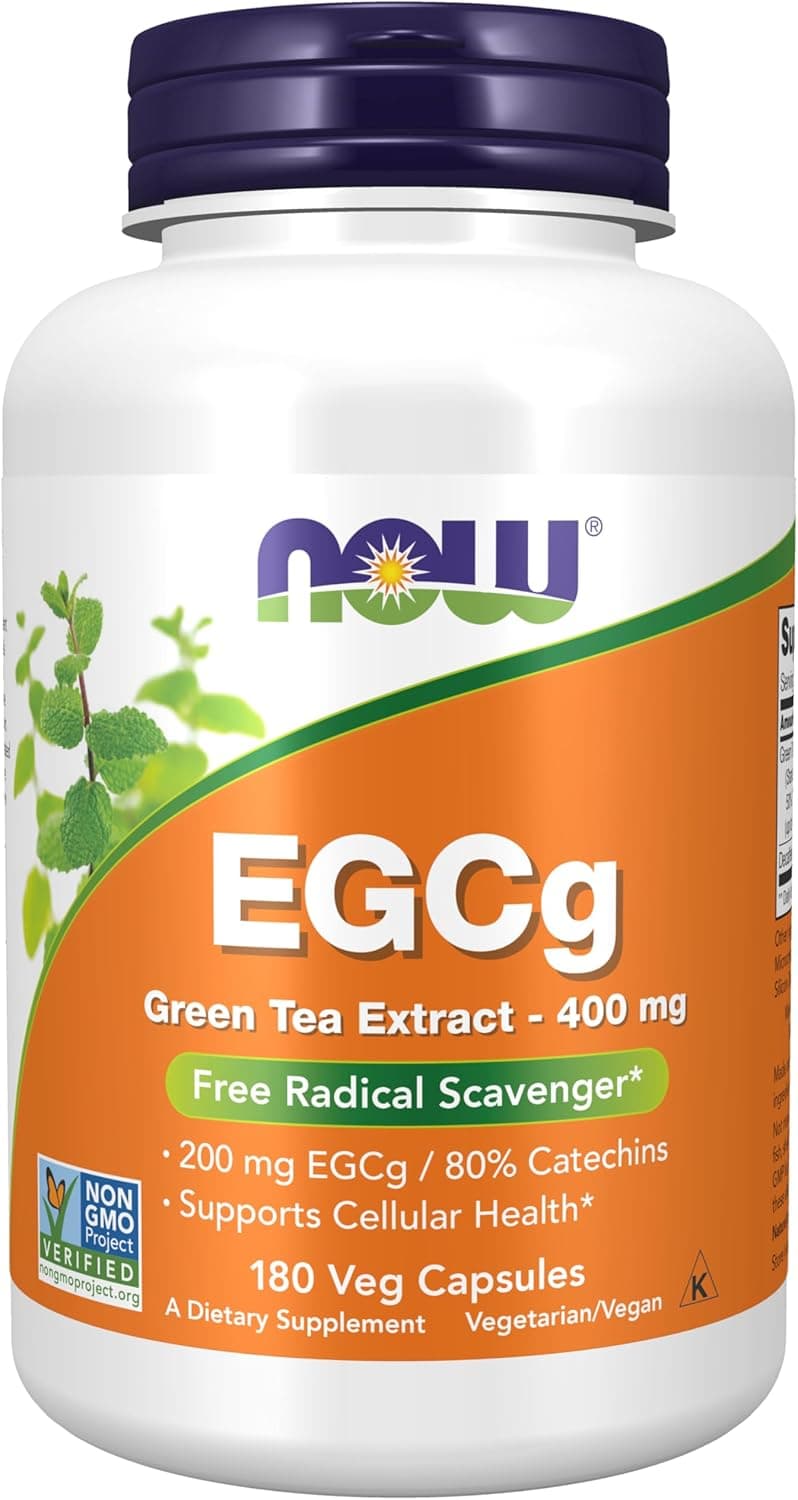 NOW Foods Supplements, EGCg Green Tea Extract ,Dietary,400 mg…