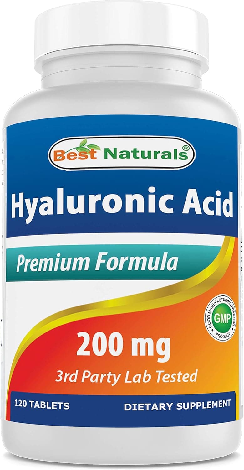 Best Naturals Hyaluronic Acid 200 mg 120 Tablets