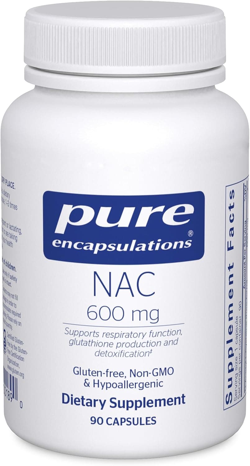 Pure Encapsulations NAC 600 mg - N-Acetyl Cysteine NAC…