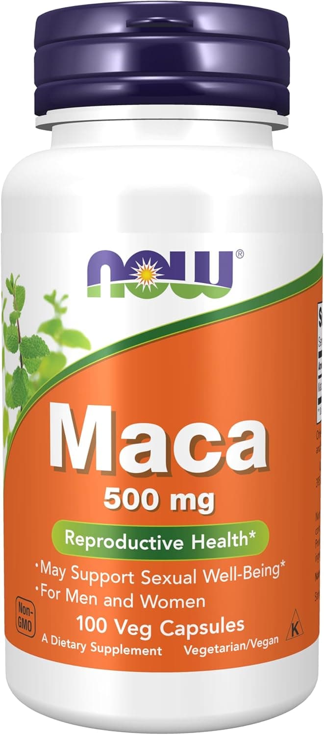 NOW Foods Supplements, Maca (Lepidium meyenii) 500 mg, For Men…