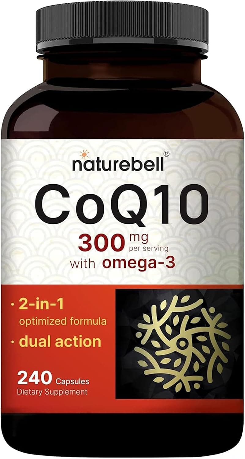 NatureBell CoQ10 300mg - 240 Capsules - High-Potency Support…