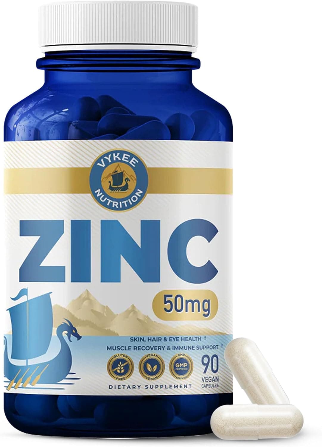 Vykee Nutrition Zinc Picolinate Capsules 50 mg - Helps…