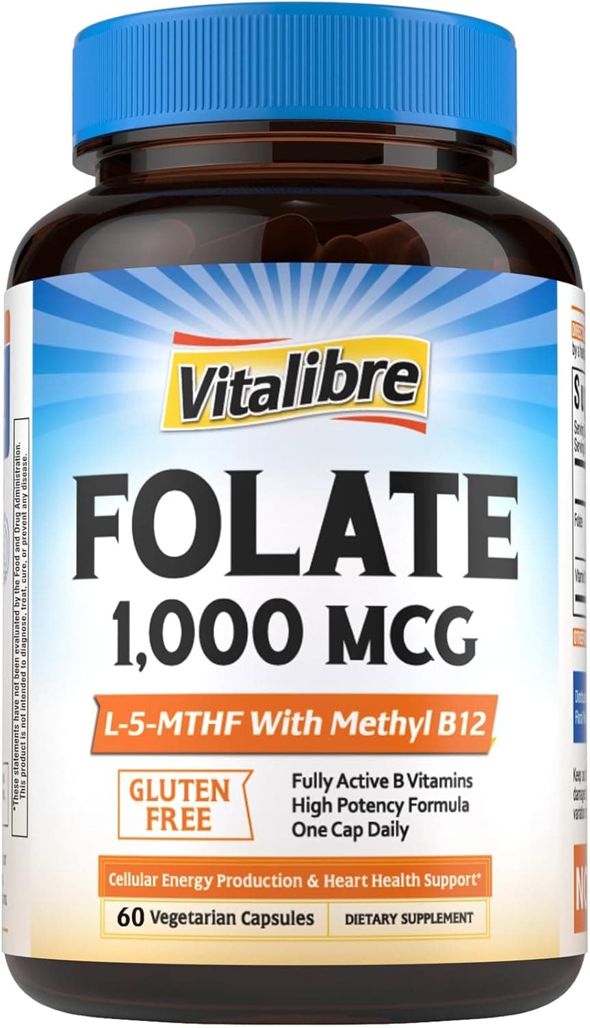 Vitalibre Methyl Folate 1000 mcg