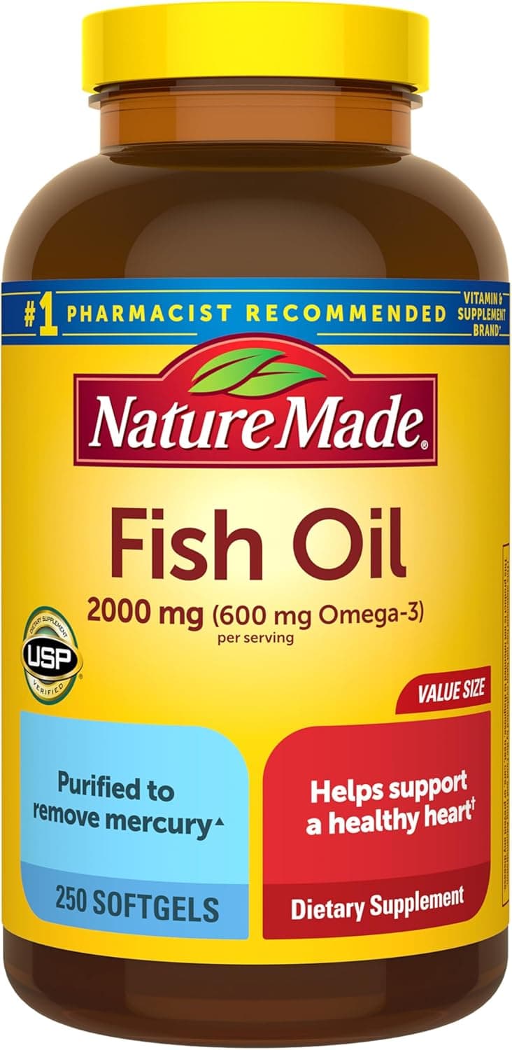 Nature Made Fish Oil Omega 3 Supplements
