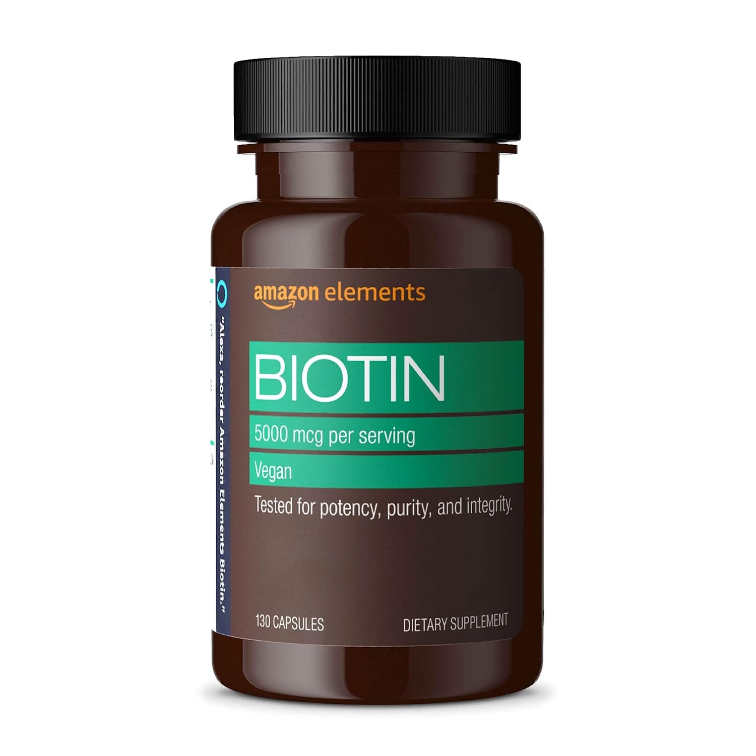 Amazon Elements Vegan Biotin 5000 mcg for Hair