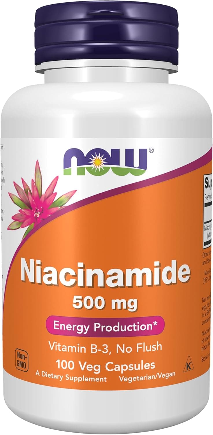 NOW Foods Supplements, Niacinamide (Vitamin B-3) 500 mg…