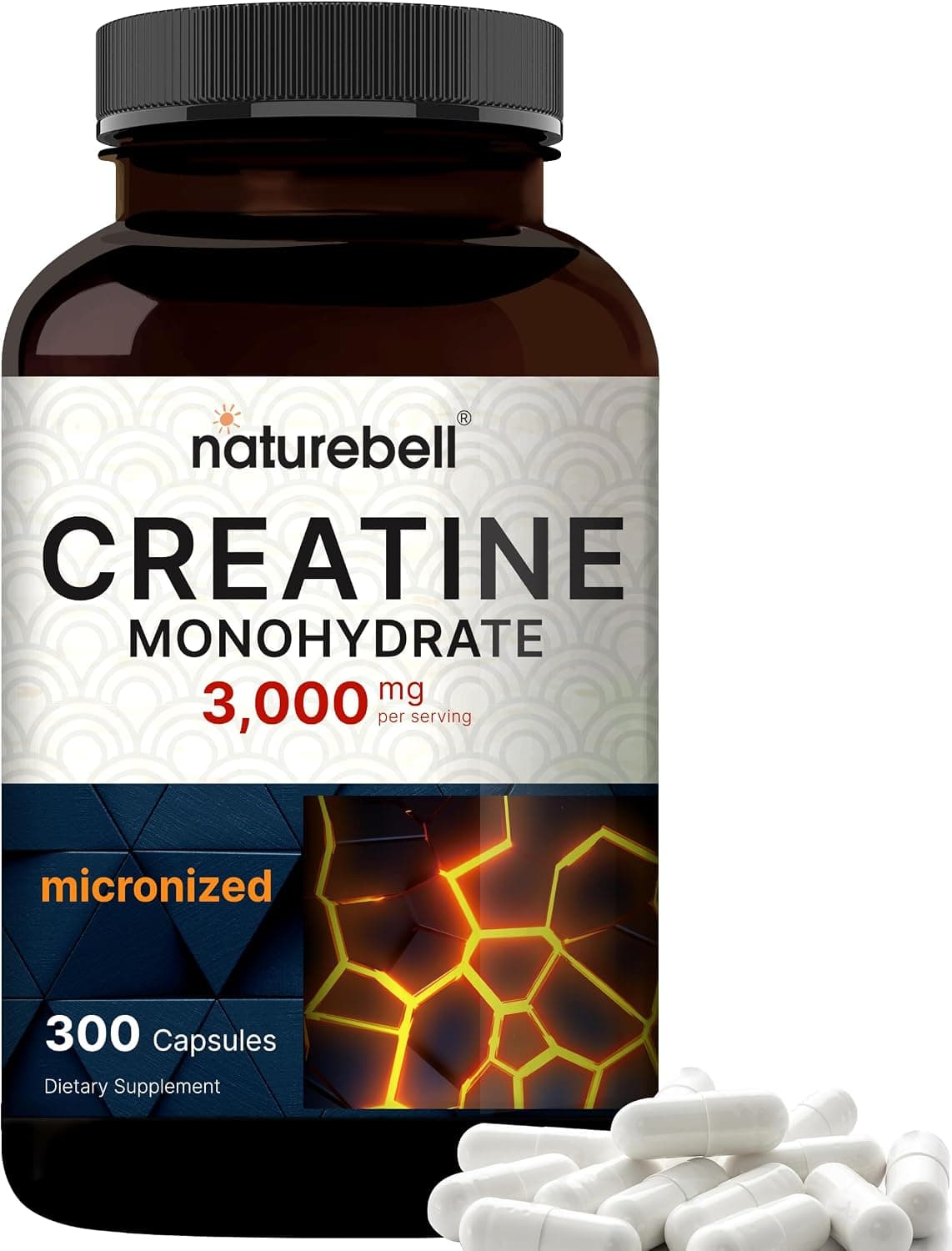 NatureBell Creatine Monohydrate Capsules 3