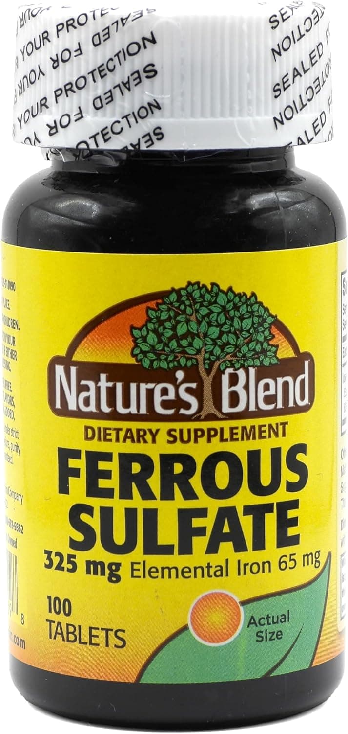 Nature's Blend Iron Ferrous Sulfate 325mg BPK
