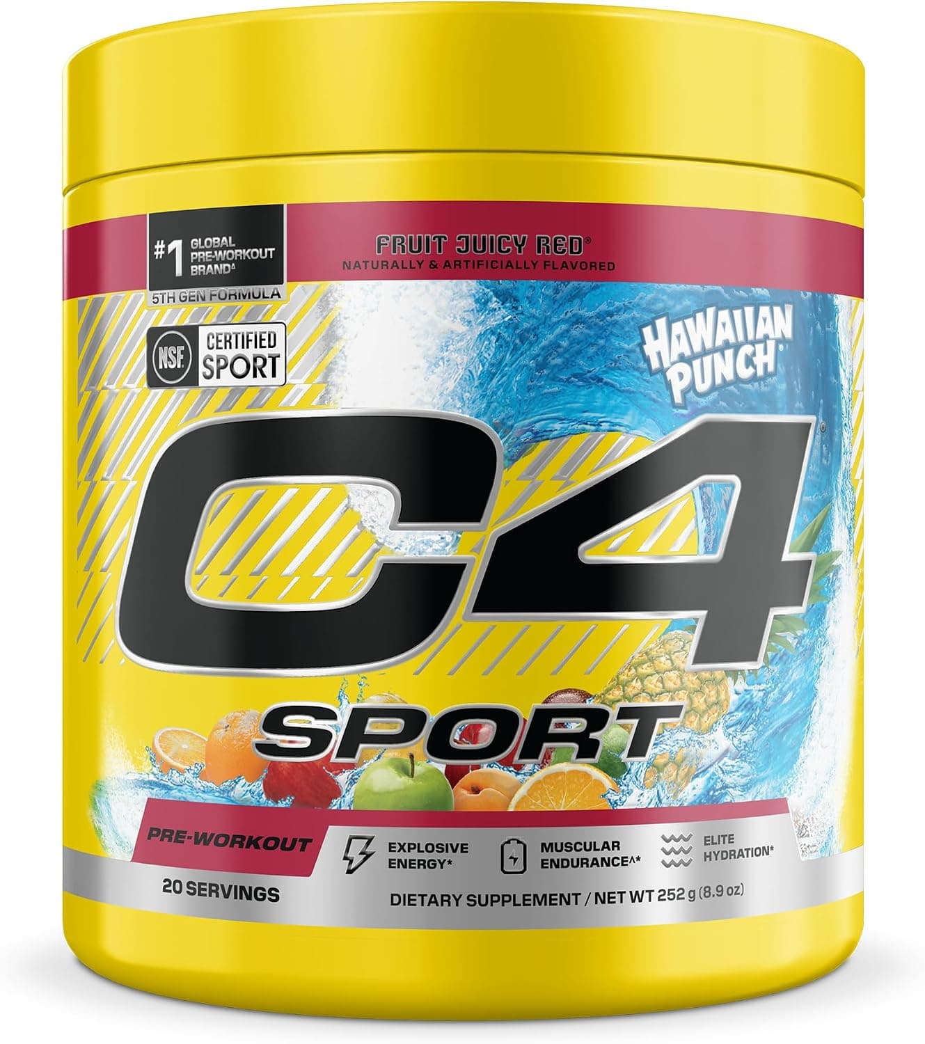 C4 Sport Pre Workout Powder - NSF Certified for Sport - Elite…