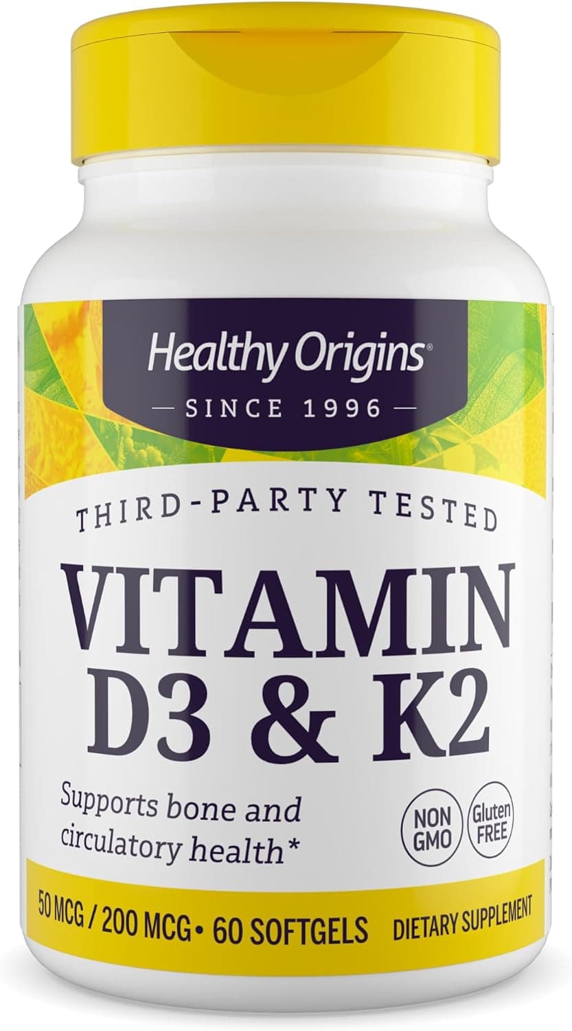 Healthy Origins Vitamin D3 & K2 - Vitamin D3