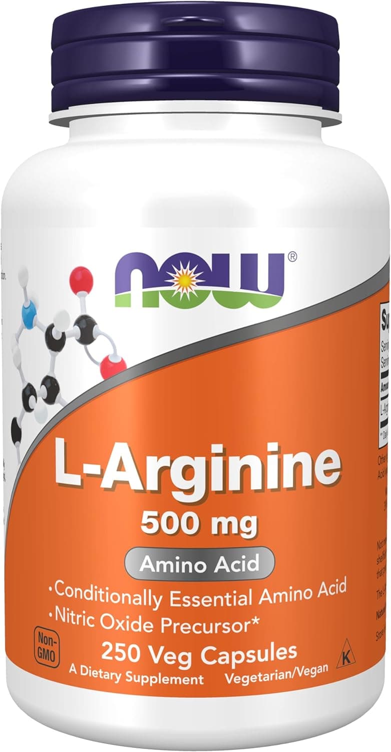 NOW Foods Supplements, L-Arginine 500 mg, Nitric Oxide…