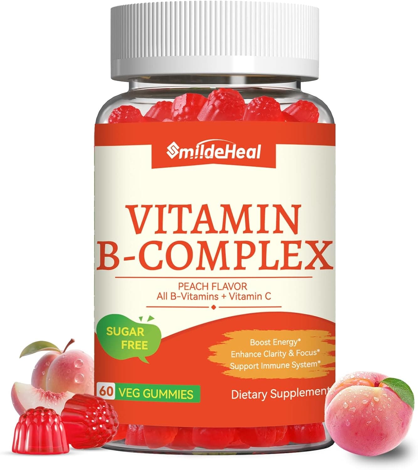 Vitamin B Complex Gummies for Women & Men - Vitamin B12