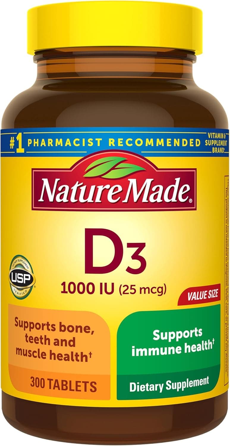 Nature Made Vitamin D3 1000 IU (25 mcg)