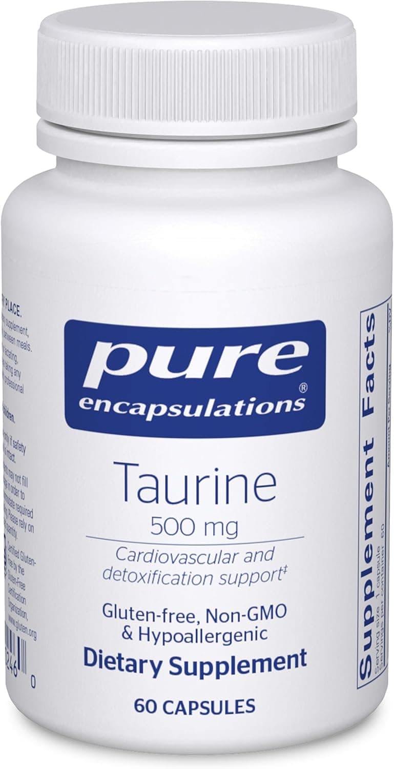 Pure Encapsulations Taurine 500 mg | Amino Acid Supplement…